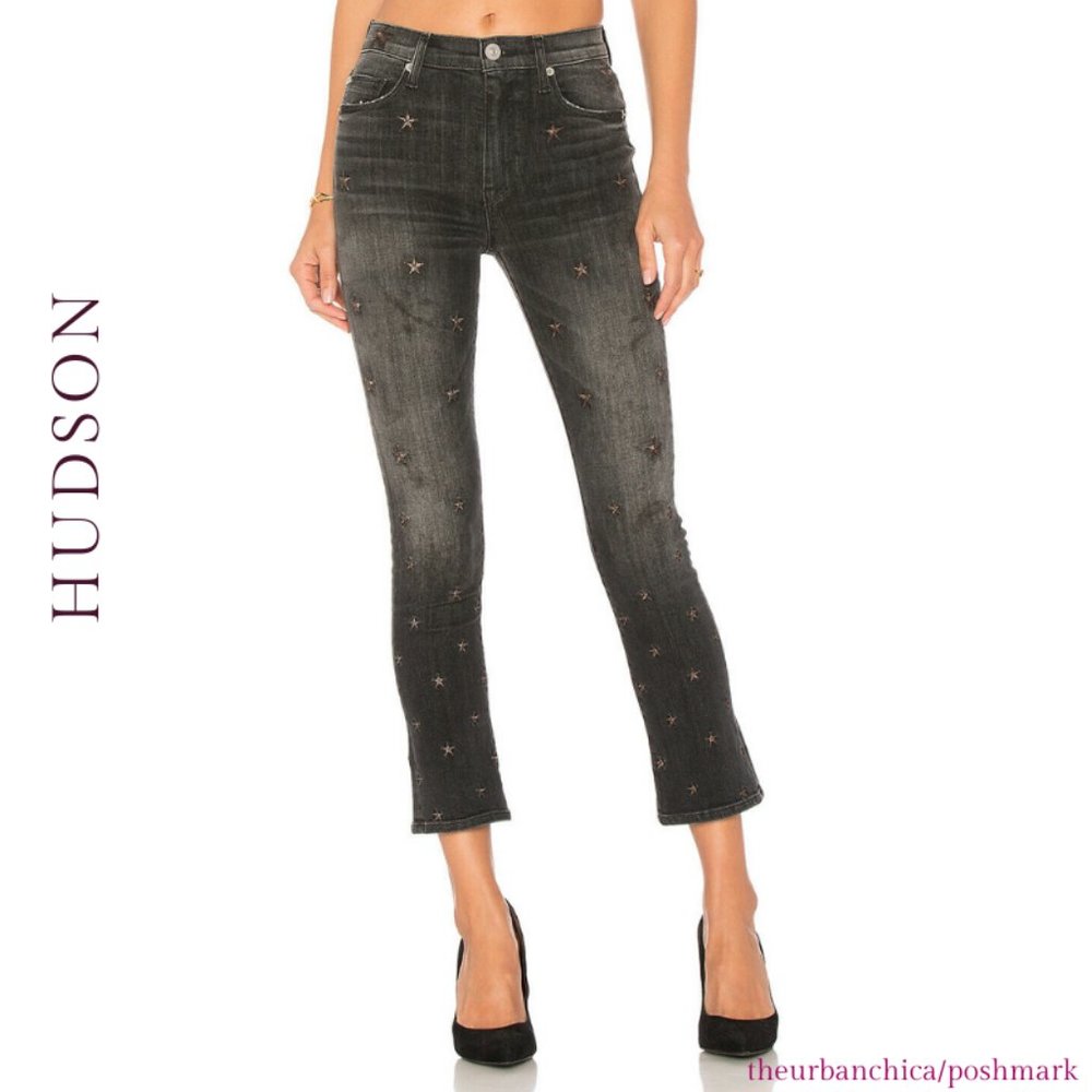 HUDSON Harper Crop Baby Night Star Jean Size 25